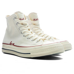 Chuck 70 Hi Valentines Day Vintage White Egret