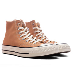 Chuck 70 Hi Clay Court Egret Black