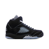 Air Jordan 5 Retro OG Black Metallic Reimagined PS Black White Metallic Silver Fire Red