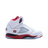 Air Jordan 5 Retro OG Fire Red Black Tongue PS White Fire Red Black