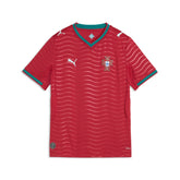PUMA Portugal Home Youth Soccer Jersey 2026 Red Green Lagoon
