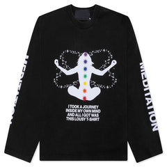 Meditation L S Tee Black