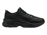 Tenis Puma Cilia Mode Negro y Plata para Mujer