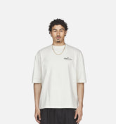 Chavarria Graphic Mens Short Sleeve Shirt Off White