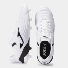 Joma Aguila Cup 24 FG Firm Ground Soccer Cleats White Black