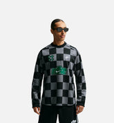 Sportswear Club Goalie Mens Long Sleeve Shirt Smoke Grey Black Malachite