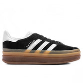 Womens Gazelle Bold Core Black Cloud White