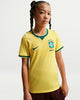 Nike Brazil Home Youth Soccer Jersey 2026 Canary Light Menta Geode Teal