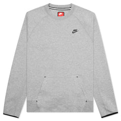 Tech Fleece Crew Dark Grey Heather Black