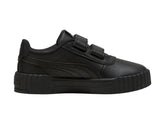 Tenis PUMA Carina 30 V Negro y Oro para Niño