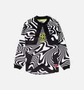Brazil Hollywood Keeper Long Sleeve Mens Jersey Black Fluorescent Yellow Fluorescent Yellow