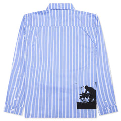 Fetch Button Down Blue
