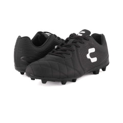 Charly Legendario LT FG 20 Firm Ground Soccer Cleats Black Grey