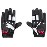 Puma x AAP Rocky Driving Gloves Black Fierce Red