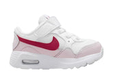 Tenis Nike Air Max SC Blanco y Rosa para Niña