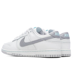 Dunk Low Retro SE Glacier Ice Metallic Silver Summit White
