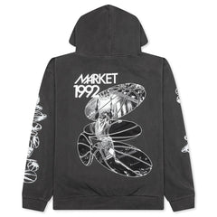 1992 Hoodie Washed Black