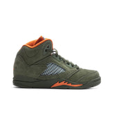Air Jordan 5 Retro Olive PS Army Olive Solar Orange