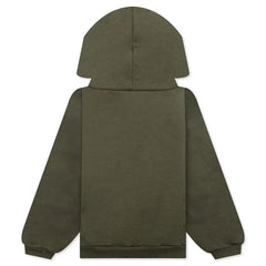 Kids Fleece Hoodie Military