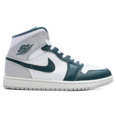 Air Jordan 1 Mid SE White Oxidized Green Sail