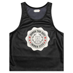 Vegan Leather Tank Black