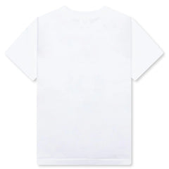 Kids ABC Camo Milo on Big Ape Tee White Black