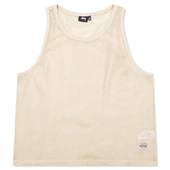 Cotton Big Mesh Tank Natural