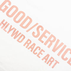 Race Service x Goodart S S T Shirt White
