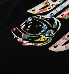 Curve Collage Mens Short Sleeve Shirt Black