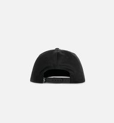 Script Snapback Mens Hat Black