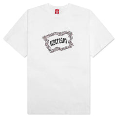 Flag S S Tee White