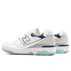 550 White Mint Navy