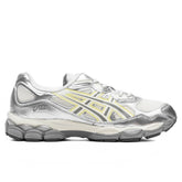 Womens Asics x EMMI Gel NYC White Huddle Yellow