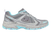Tenis Skechers Outdoors Gris y Azul para Mujer