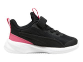 Tenis PUMA Flyer 3 AC Negro y Rosa para Niña