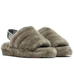 Womens Fluff Yeah Slide Burnt Olive