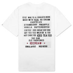 Dive S S Tee White