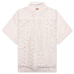 Crochet Button Up Bone
