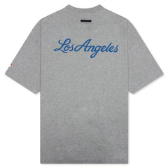 Fear of God Essentials x MLB Dodgers 90s Tee Concrete Heather