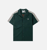 Clot x Adidas Bowling Mens Short Sleeve Shirt Dark Brown
