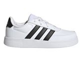 Tenis Adidas Breaknet 20 Blancos con Negro para Niño