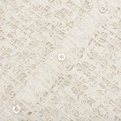 Lacy Button Down Tan