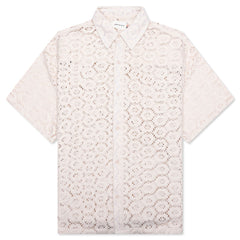 Crochet Button Up Bone