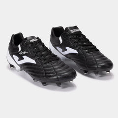 Joma Aguila Cup 2401 FG Firm Ground Soccer Cleats Black White