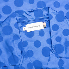 Polka Dot Camp Shirt Blue