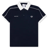 Womens Adidas x Sporty Rich Polo T Shirt Night Navy