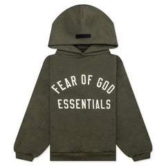 Kids Fleece Hoodie Military