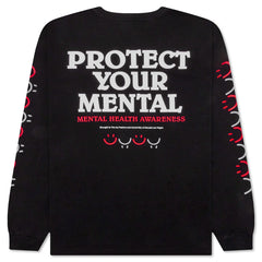Feature x UNLV Protect Your Rebel L S Tee Black
