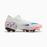PUMA Future 8 Match FG AG Firm Multi Ground Soccer Cleats White Black Glowing Red