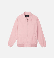 Stussy Bleached Out Cord Jacket Mens Pink